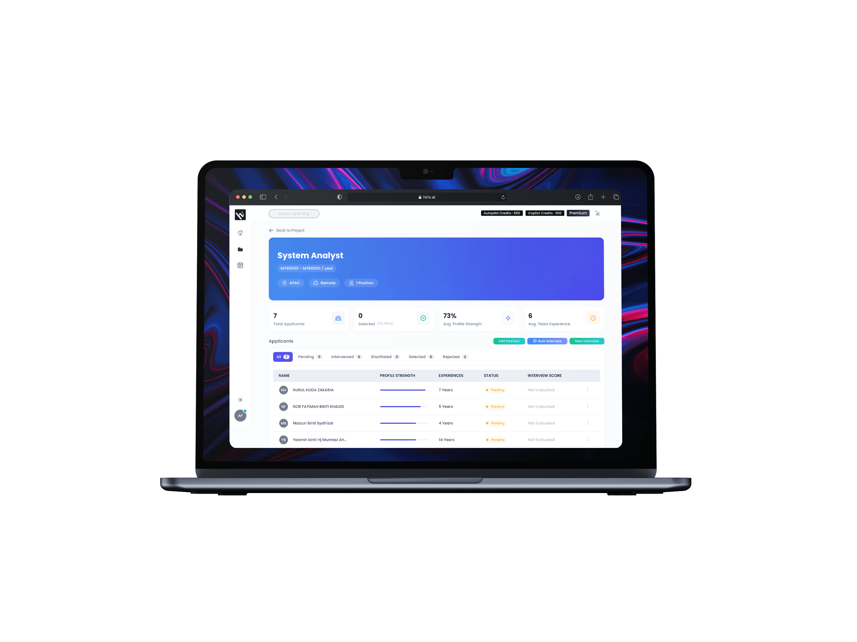 MacBook Air Mockup Left