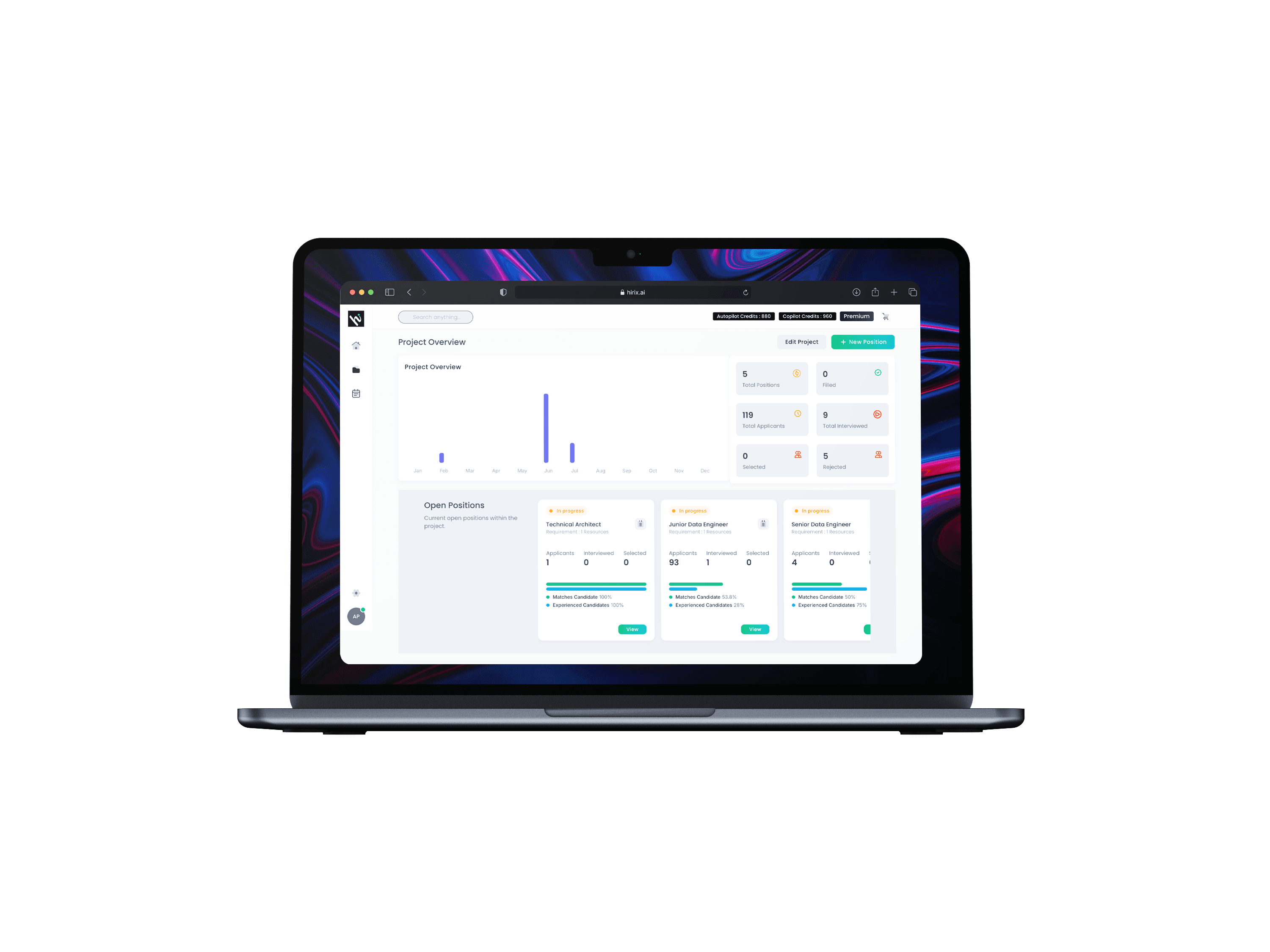 MacBook Air Mockup Right